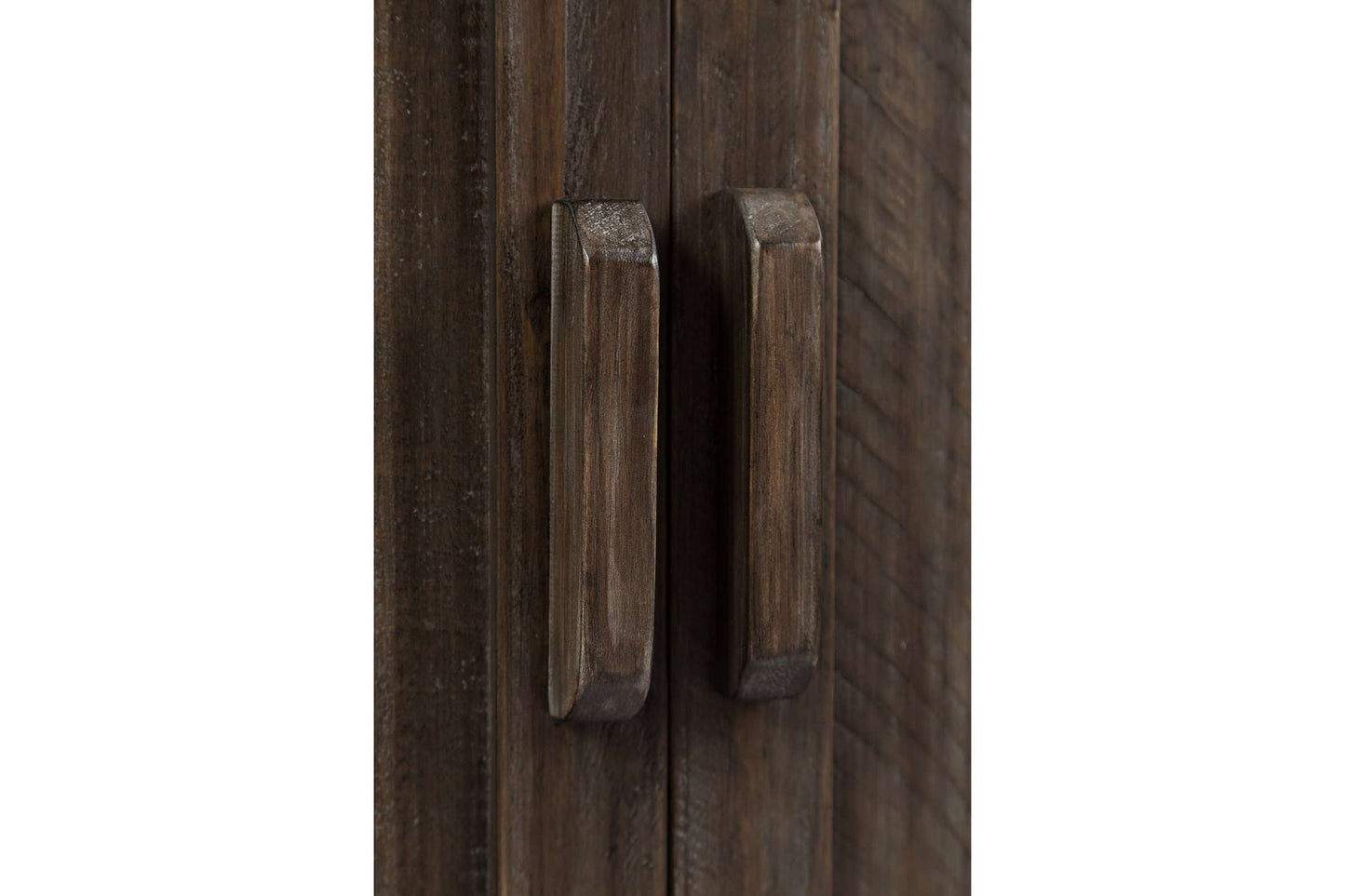 Madison County Barnwood 60 Inch Barn Door Server Accent Cabinet