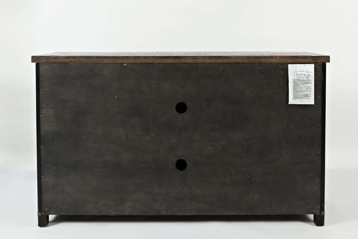 Madison County Vintage Black 60 Inch Barn Door Server