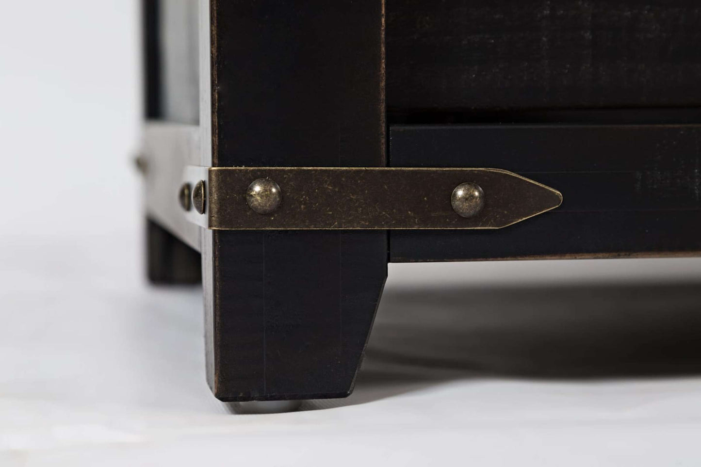 Madison County Vintage Black 60 Inch Barn Door Server