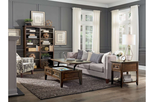 McKenzie Lift Top Coffee Table - Java Finish