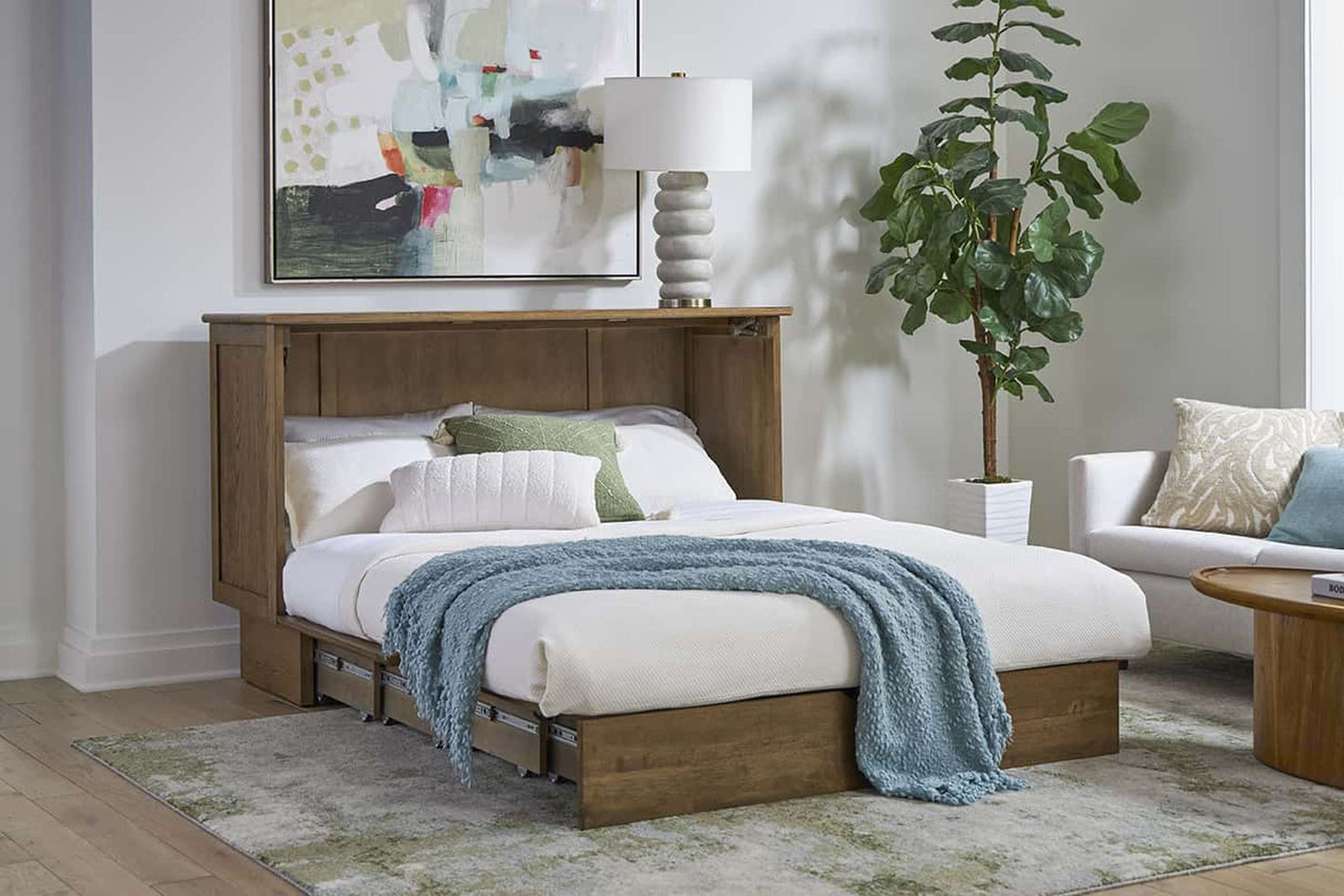 Queen Murphy Cabinet Bed