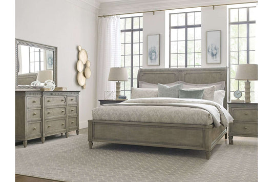 King Anna Sleigh Bed