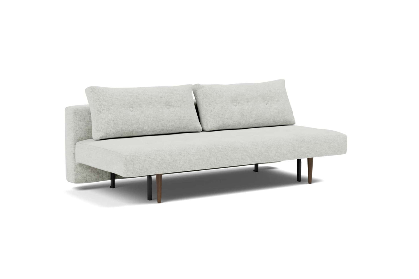 Recast Plus Sofa Bed (Full Size) in Adario Fog - Modern Scandinavian Design