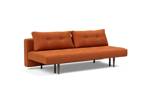 Recast Plus Sofa Bed (Full Size) - Esina Rust Orange