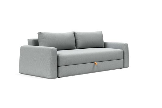 Cone Sleek Sofa Bed (Queen Size) Melange Light Gray