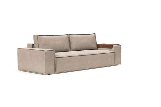 Wide Sofa Bed (Full Size) Adario Taupe