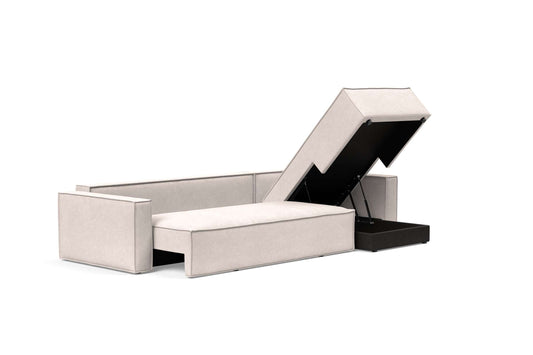Standard Sofa Bed w/Lounger Adario Basmati