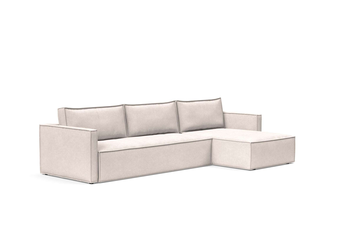 Slim Sofa Bed w/Lounger Adario Basmati