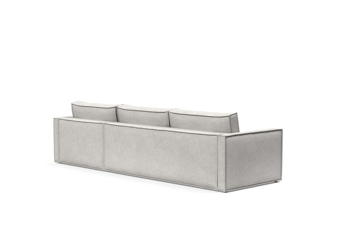Slim Sofa Bed w/Lounger Adario Fog