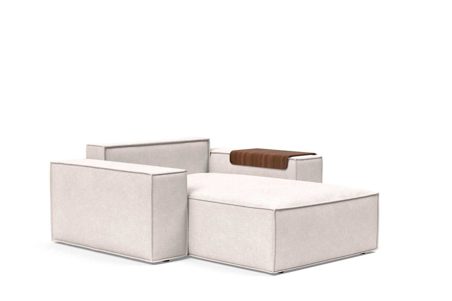 Wide Lounger Chair Adario Basmati