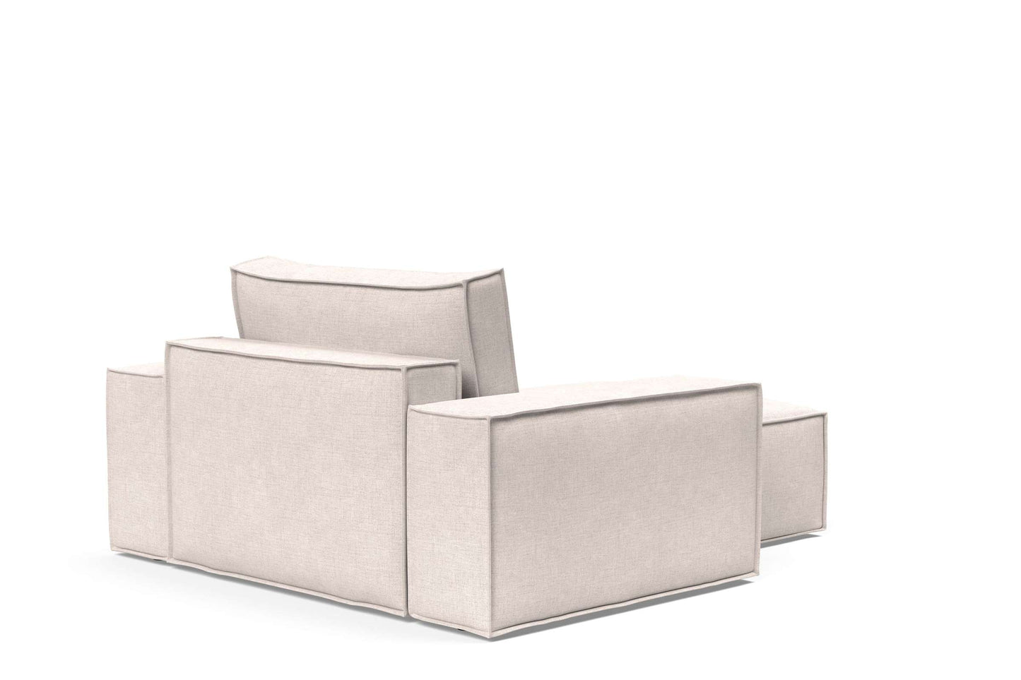Wide Lounger Chair Adario Basmati