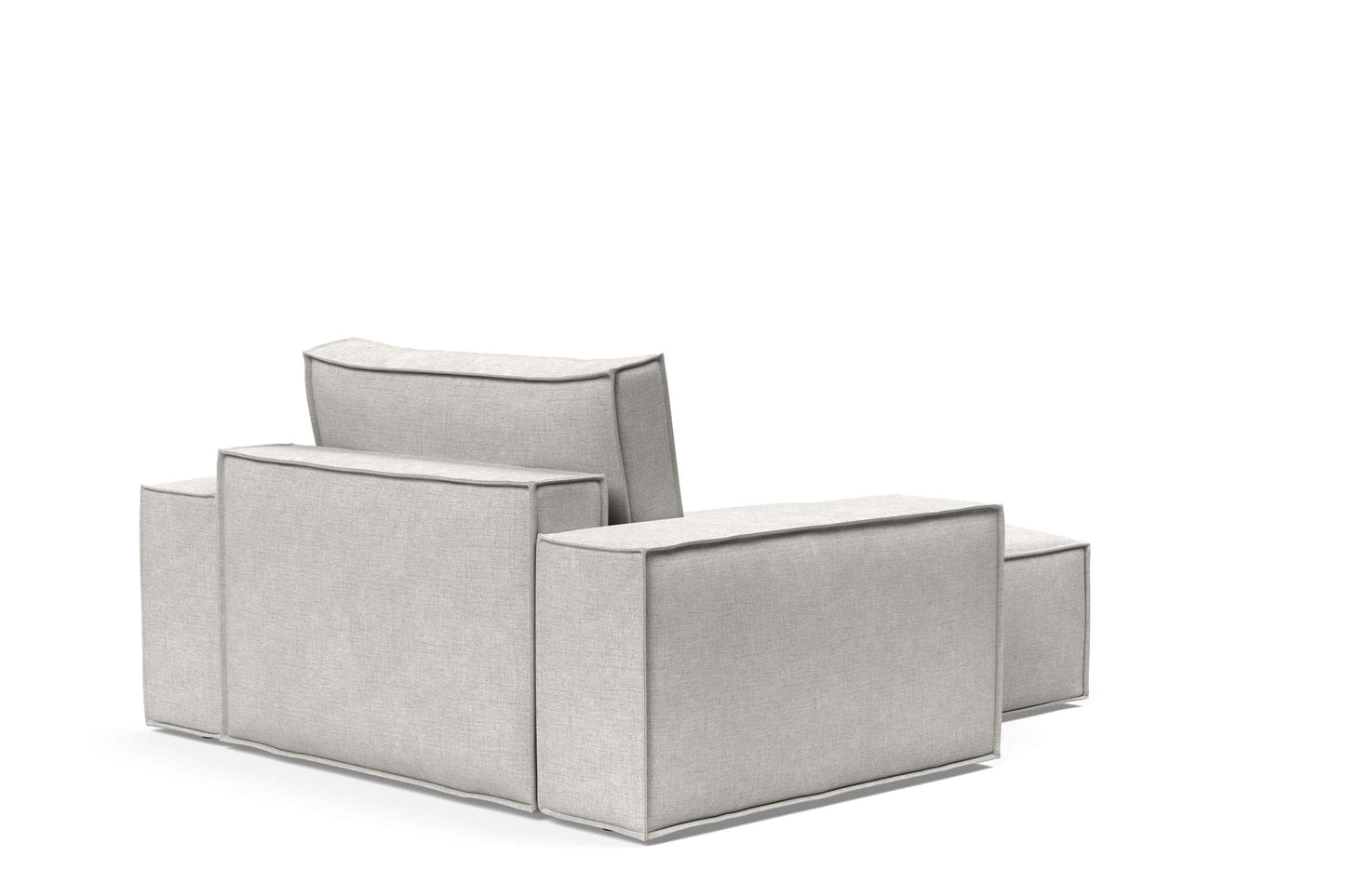 Wide Lounger Chair Adario Fog