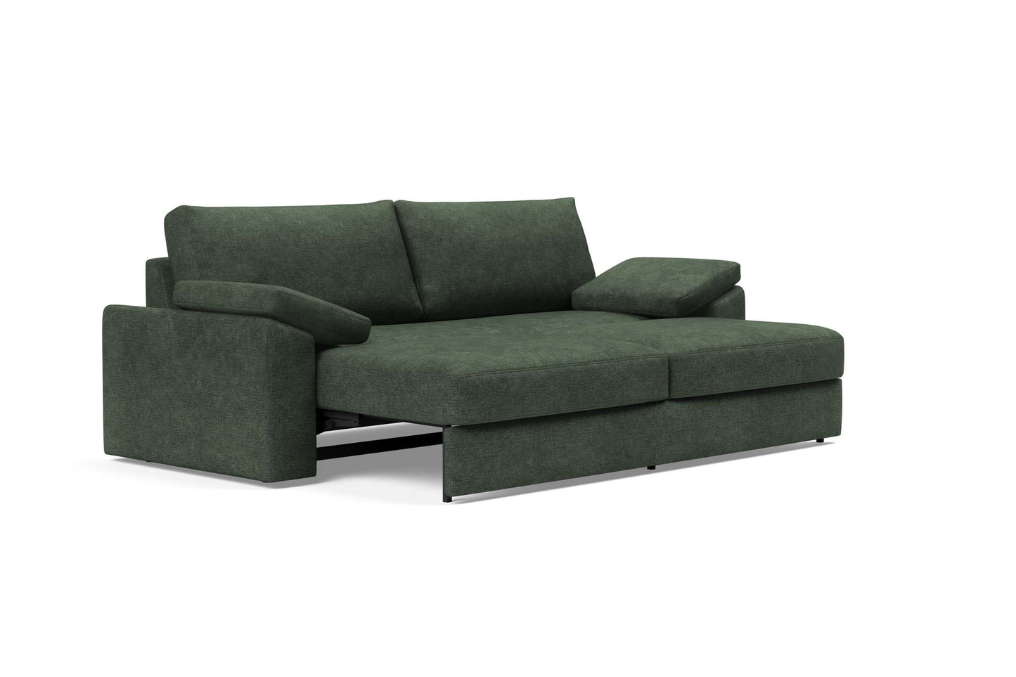 Vilander Sofa Bed w/Cushion Arms (Full Size) Avella Pine Green