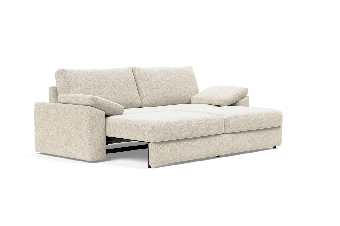 Vilander Sofa Bed w/Cushion Arms (Full Size) Taura Off White