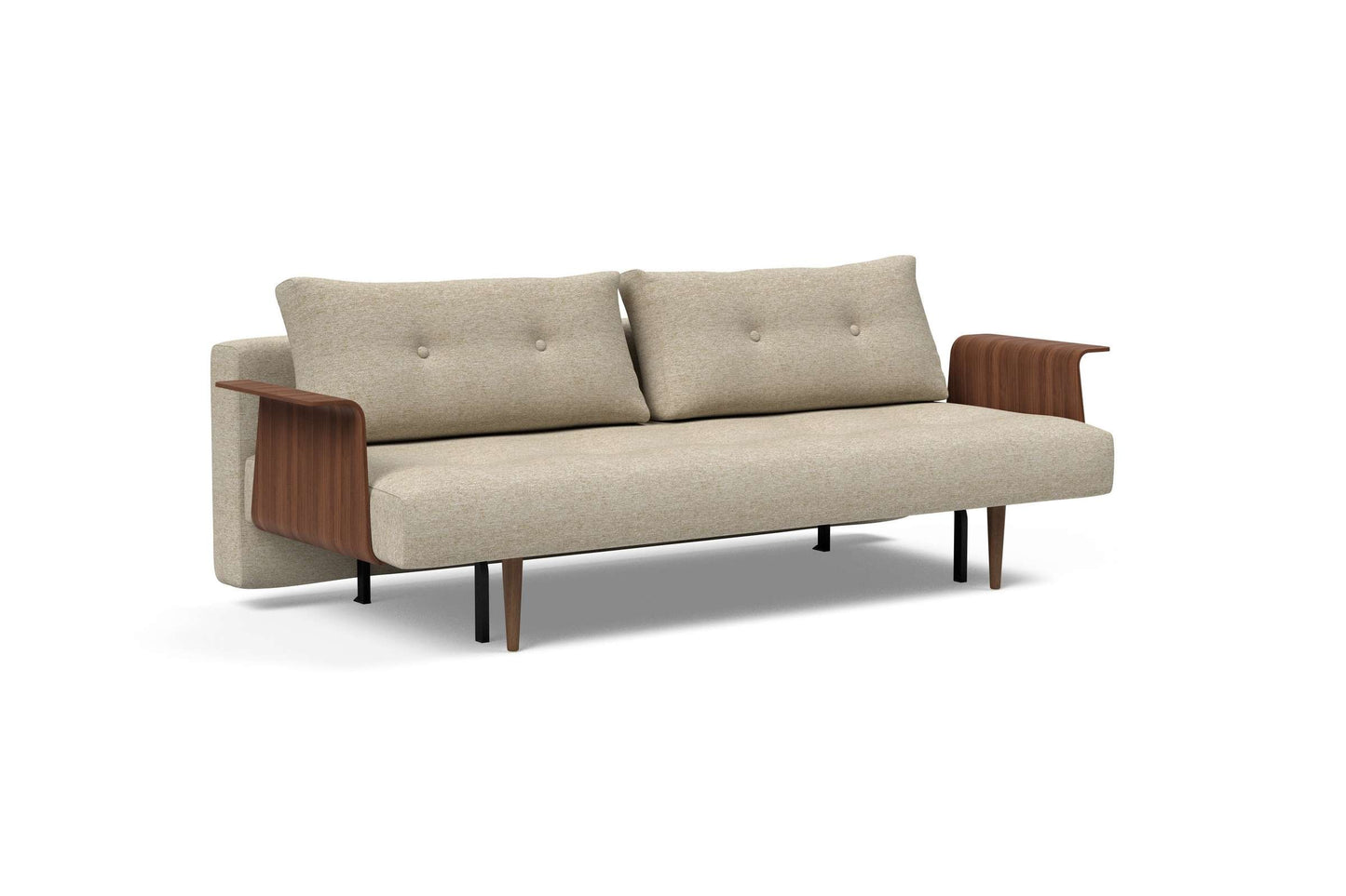 Recast Plus Sofa Bed w/Walnut Arms (Full Size) Halifax Antique