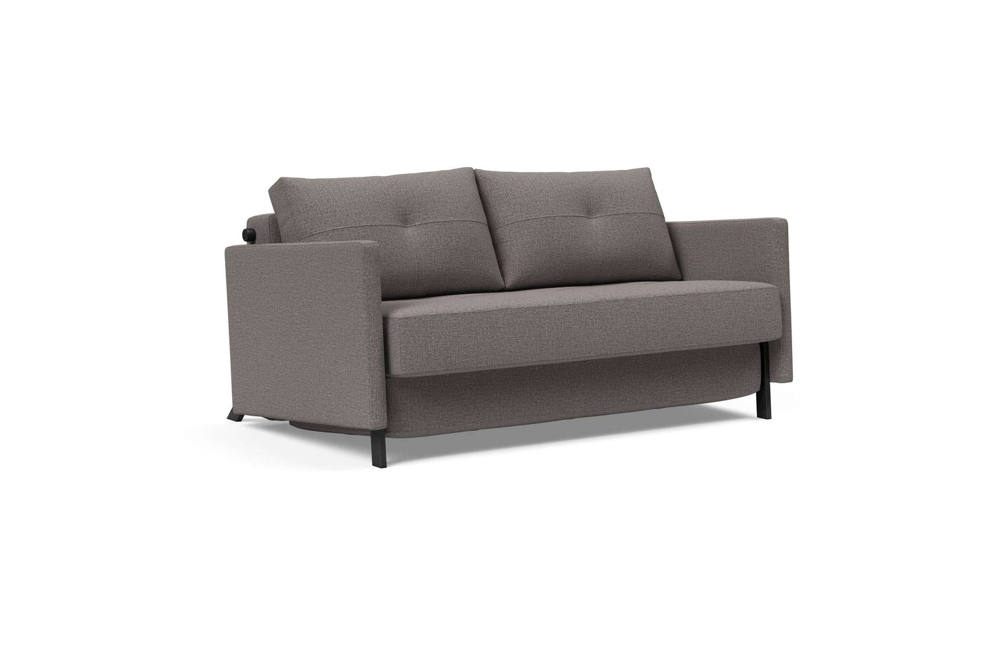 Cubed Deluxe Sofa Bed w/Arms (Full Size) Mixed Dance Gray