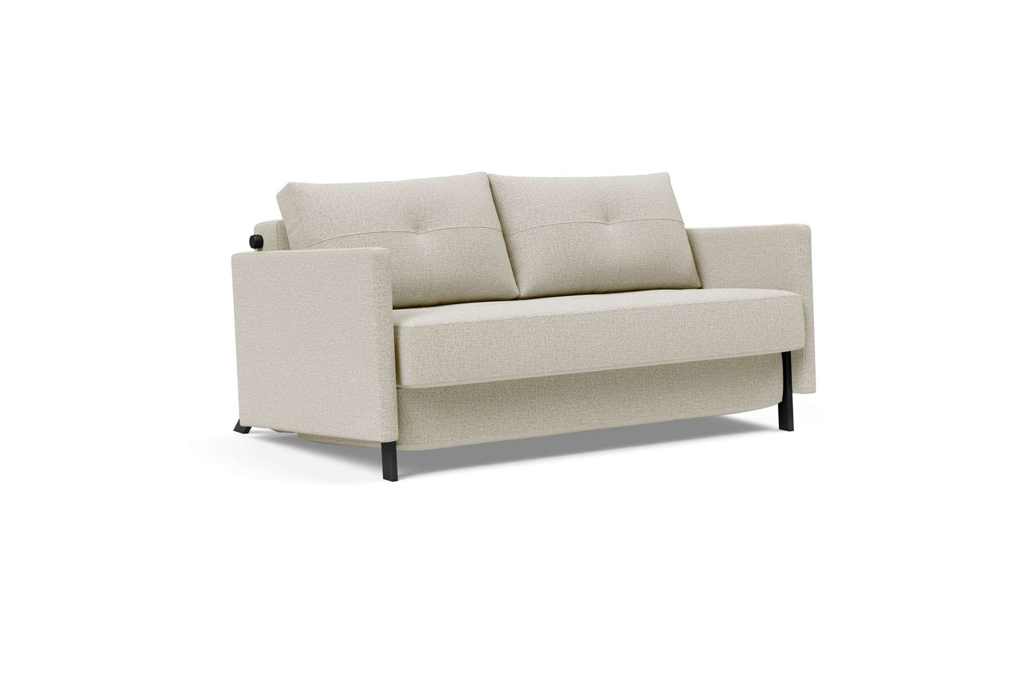 Cubed Deluxe Sofa Bed w/Arms (Full Size) Mixed Dance Natural