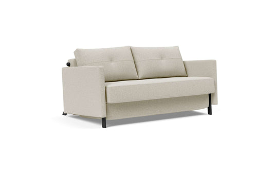 Cubed Deluxe Sofa Bed w/Arms (Full Size) Mixed Dance Natural