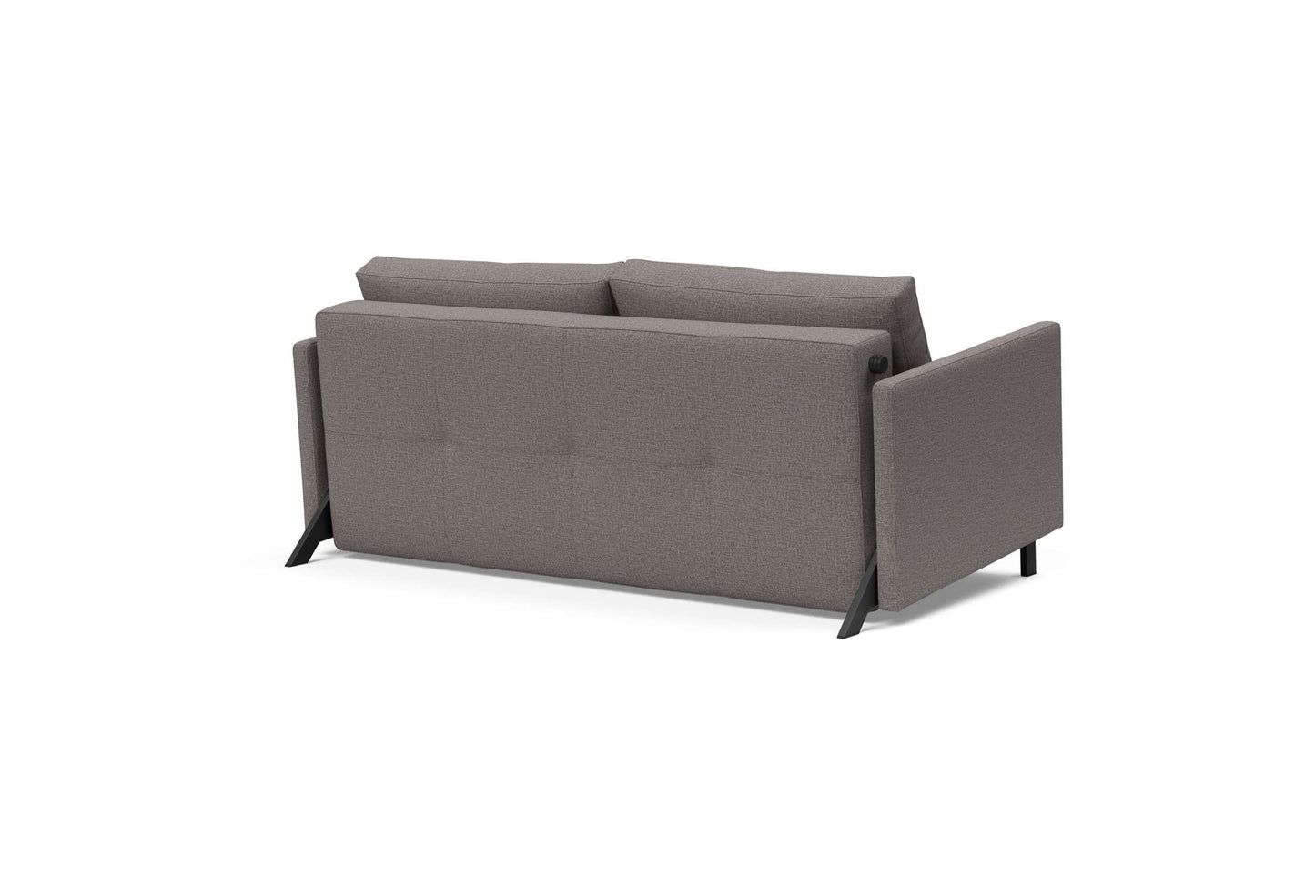 Cubed Deluxe Sofa Bed w/Arms (Queen Size) Mixed Dance Gray