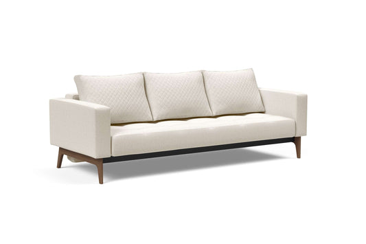 Cassius Quilt Sofa Bed (Full Size) Off White