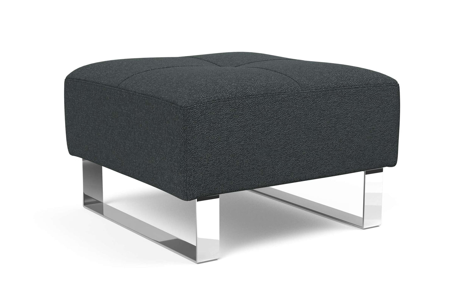 Deluxe Excess Ottoman Boucle Black Raven