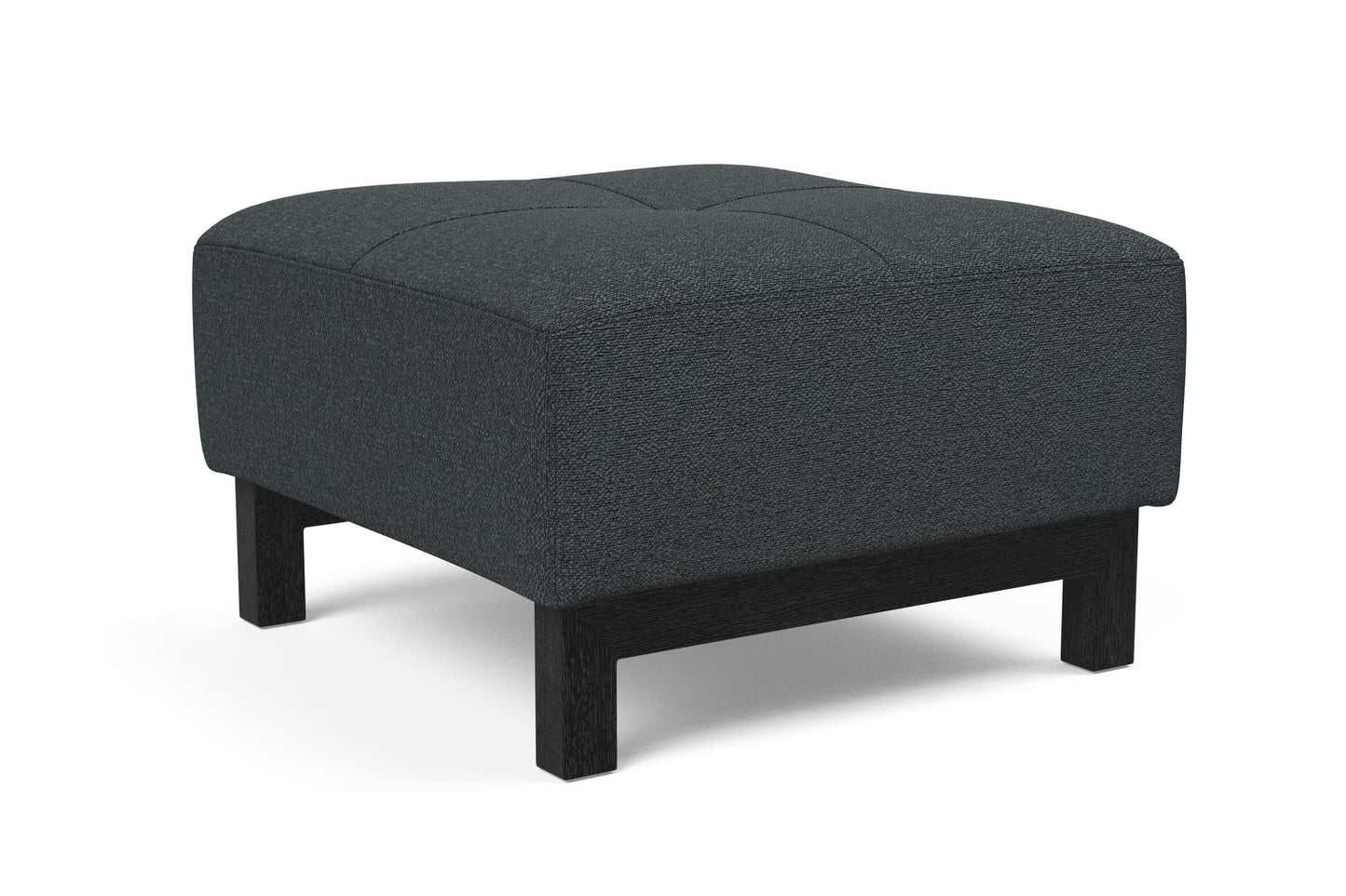 Deluxe Excess Ottoman Boucle Black Raven