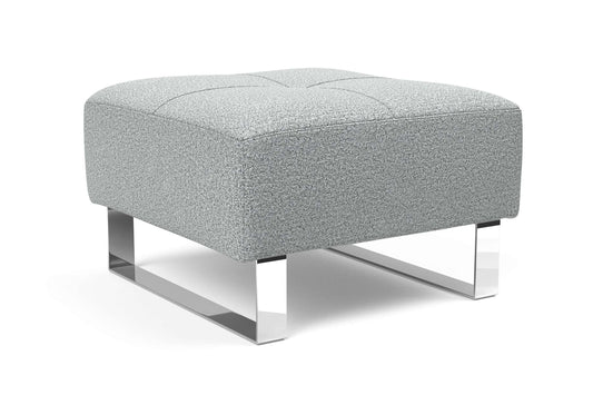 Deluxe Excess Ottoman Melange Light Gray
