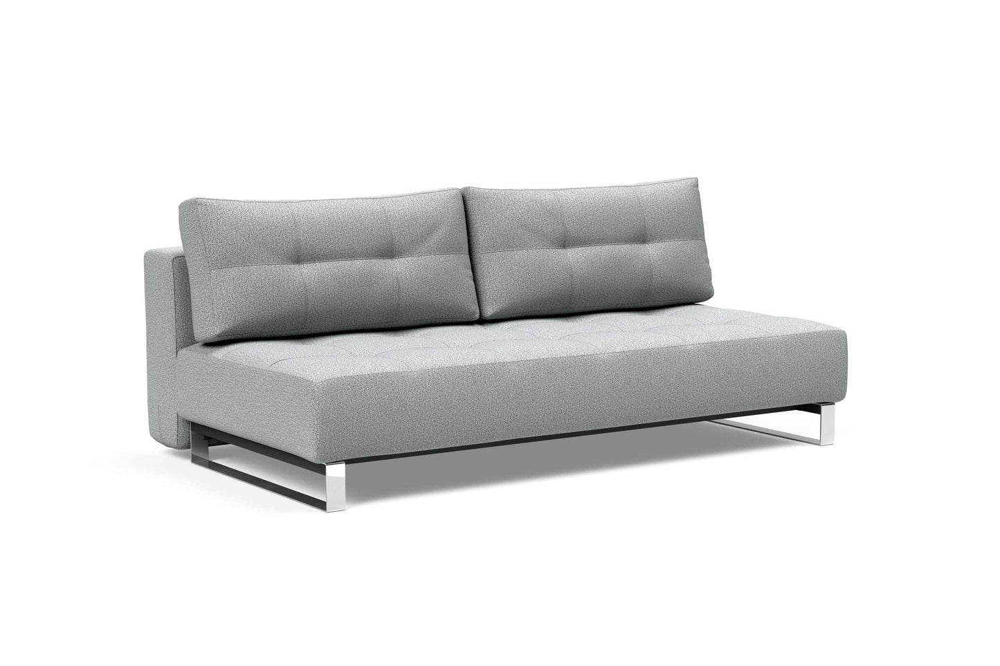 Deluxe Excess Sofa Bed (Queen Size) Melange Light Gray