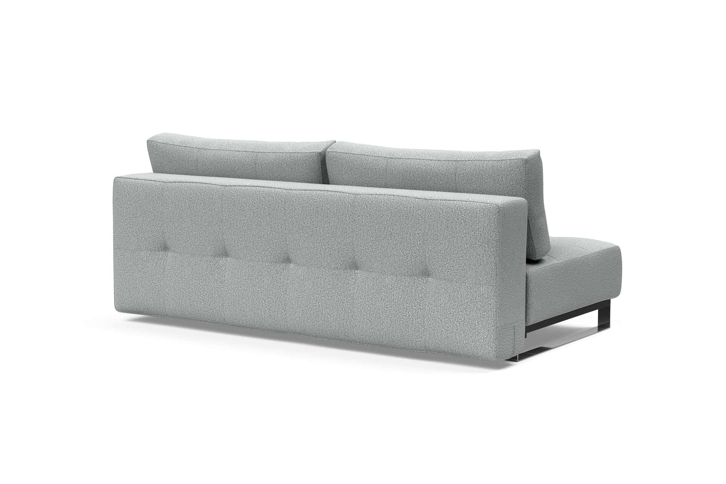 Deluxe Excess Sofa Bed (Queen Size) Melange Light Gray