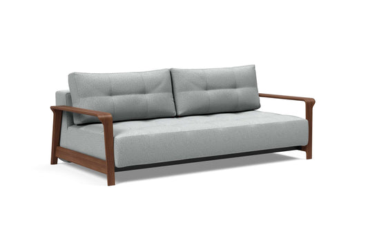 Ran Deluxe Excess Sofa Bed (Queen Size) Melange Light Gray