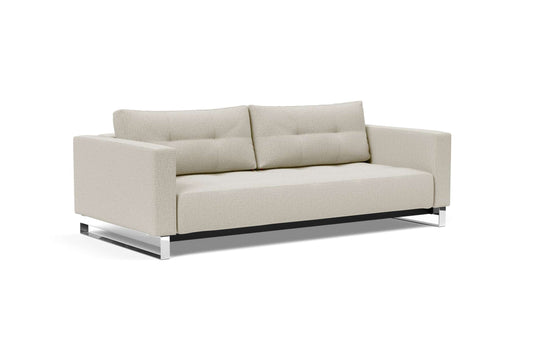 Cassius Deluxe Excess Sofa Bed (Queen Size) Mixed Dance Natural