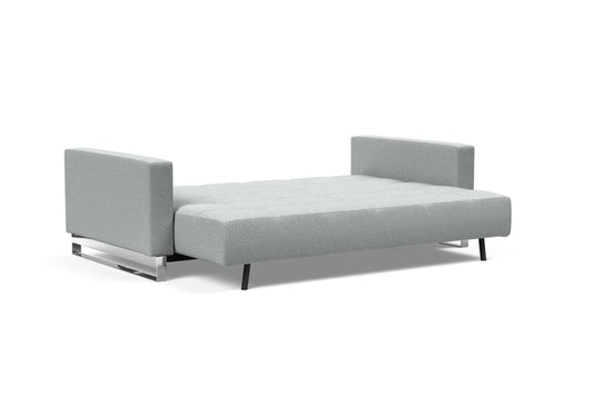 Cassius Deluxe Excess Sofa Bed (Queen Size) Melange Light Gray