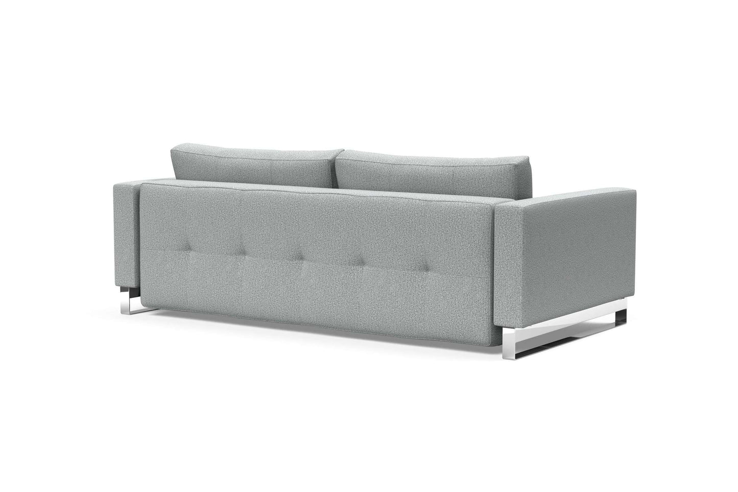 Cassius Deluxe Excess Sofa Bed (Queen Size) Melange Light Gray