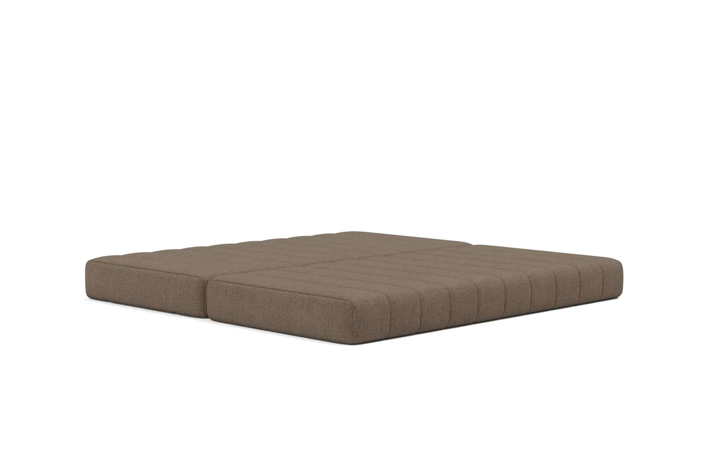 CozyPad Sleeper Sofa in Esina Cedar Brown - Modern Modular Design