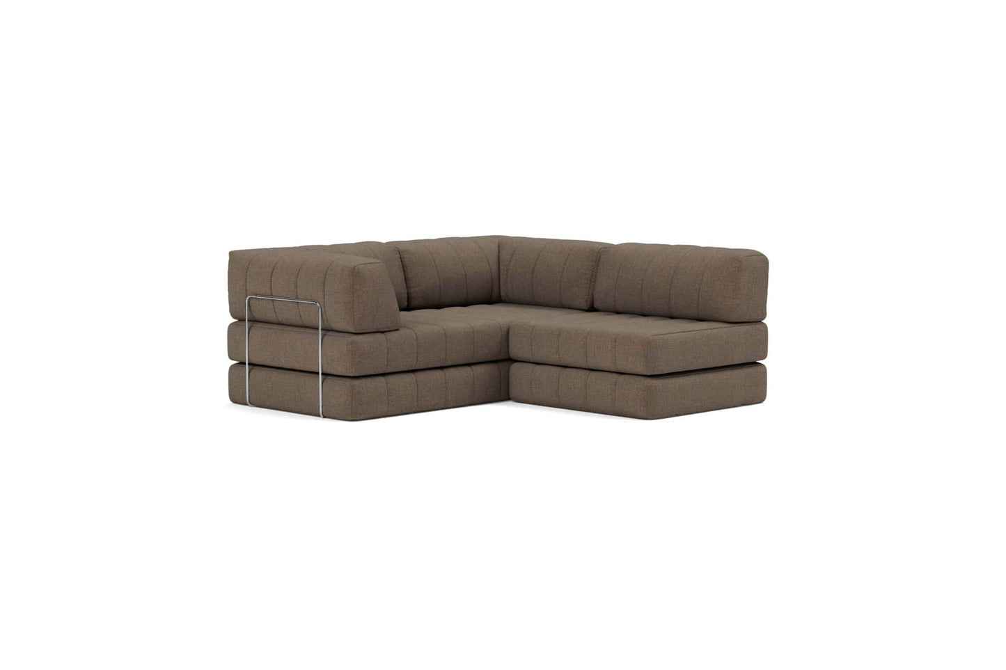 CozyPad Sleeper Sofa Grand with Arms in Esina Cedar Brown