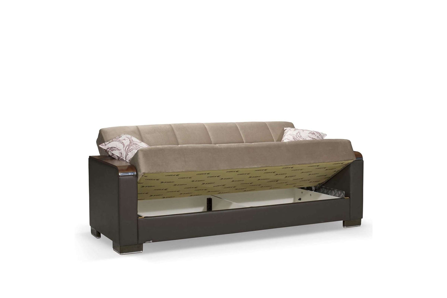 Armada X Sofa Bed in Sand/Dark Brown 309