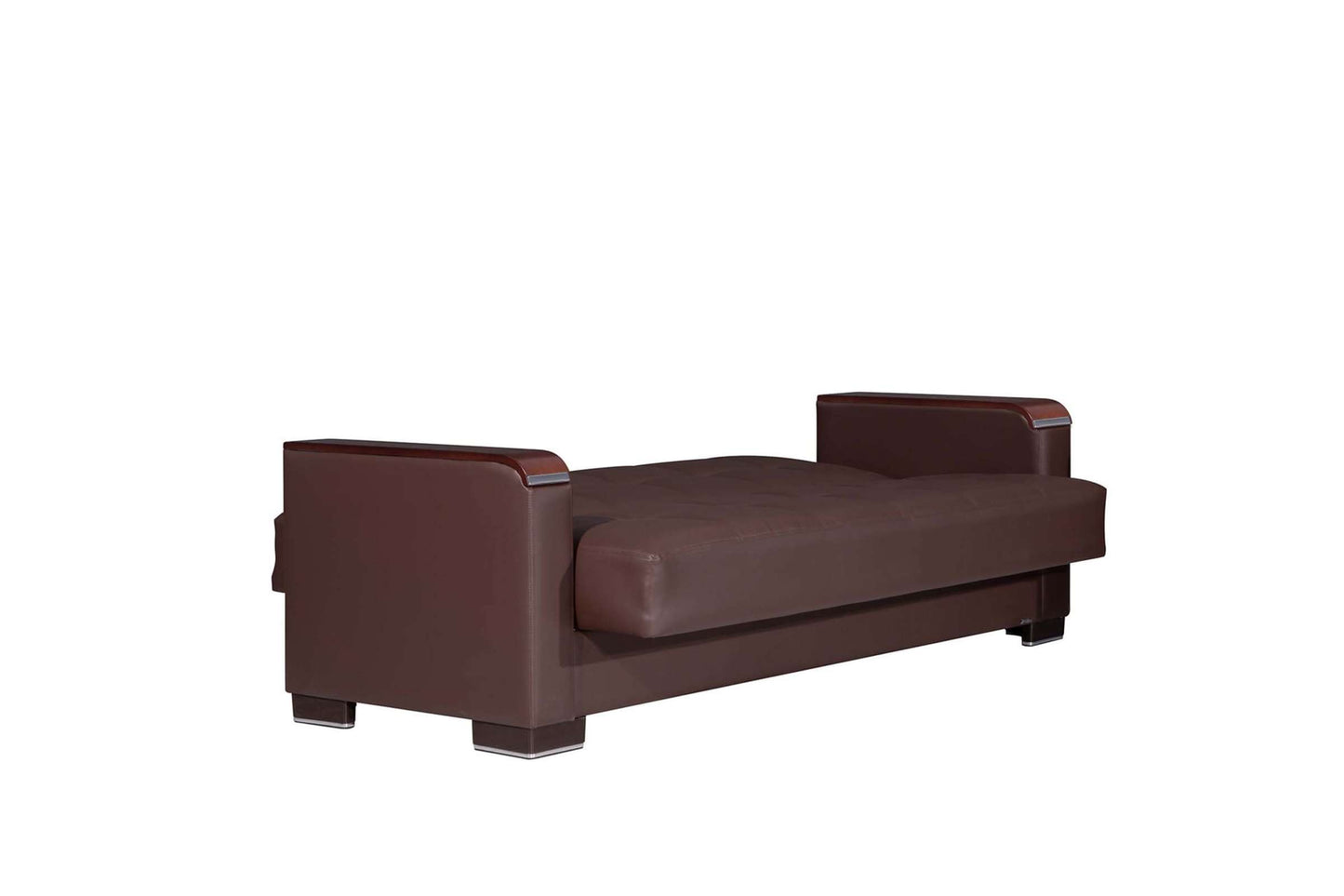 X Brown PU 316 Sofa Bed
