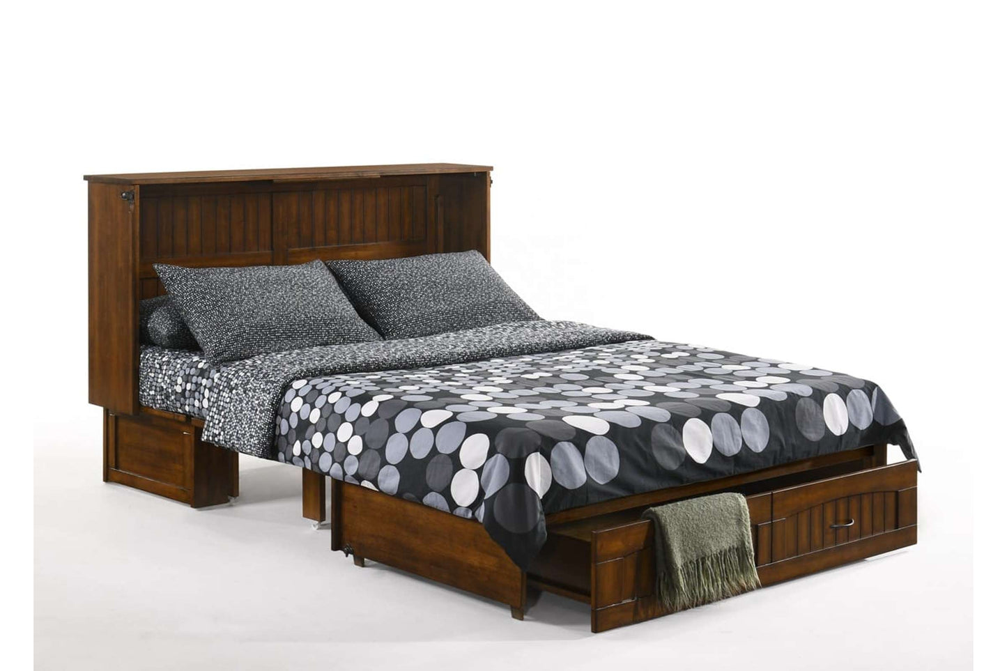 Alpine Murphy Cabinet Bed Heritage Brown