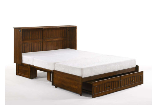 Alpine Murphy Cabinet Bed Heritage Brown