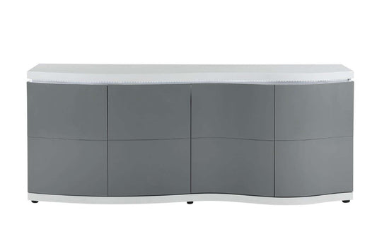 Beverly Hills Buffet Gray Dining Furniture