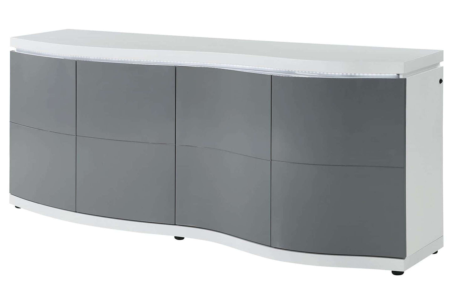 Beverly Hills Buffet Gray Dining Furniture