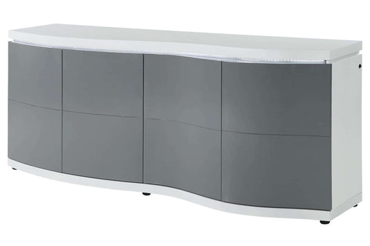 Beverly Hills Buffet Gray Dining Furniture
