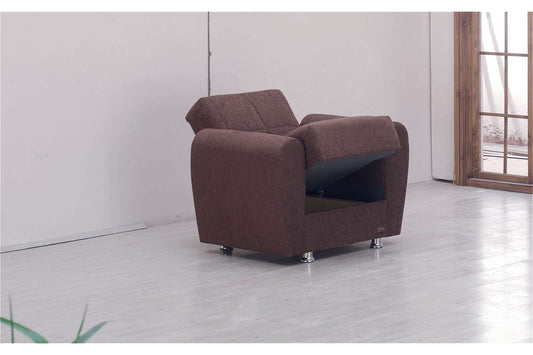 Boston Chair by Empire Furniture USA - Convertible Sofabed Series with Storage