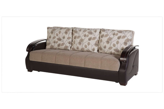 Costa Armoni Vizon Convertible Sofa Bed by Mondi - Modern Tufted Sleeper with Storage