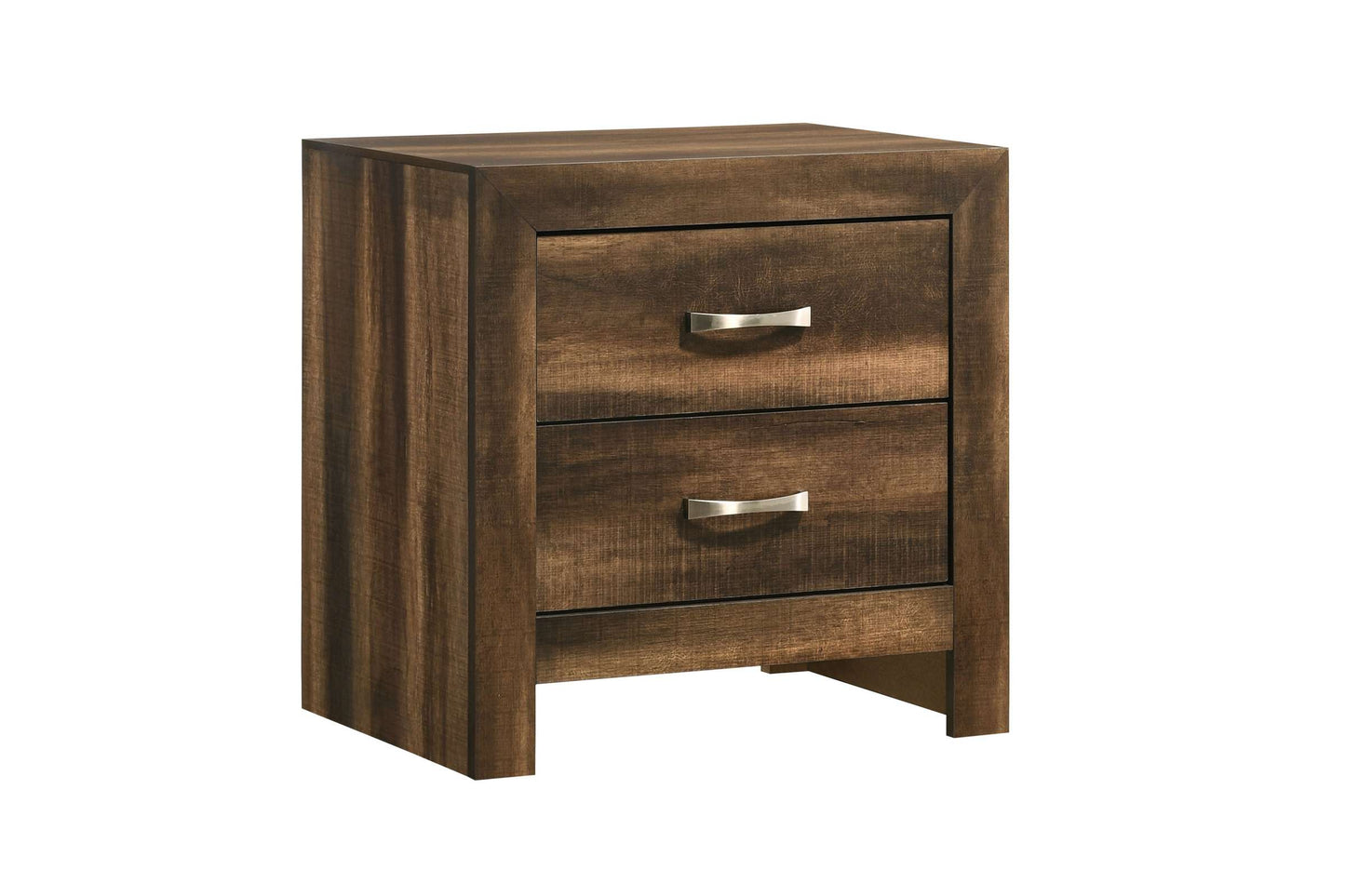 Yasmine Brown Queen Bedroom Set - Modern Espresso Style