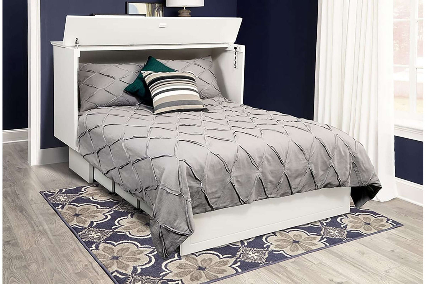 Cottage Queen Murphy Cabinet Bed