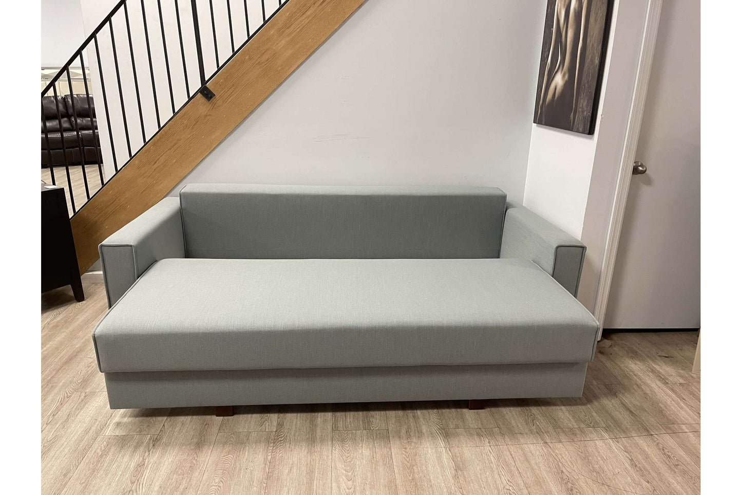 Country Modern Sofa Bed Sleeper (Queen Size) Perfect Dark Gray