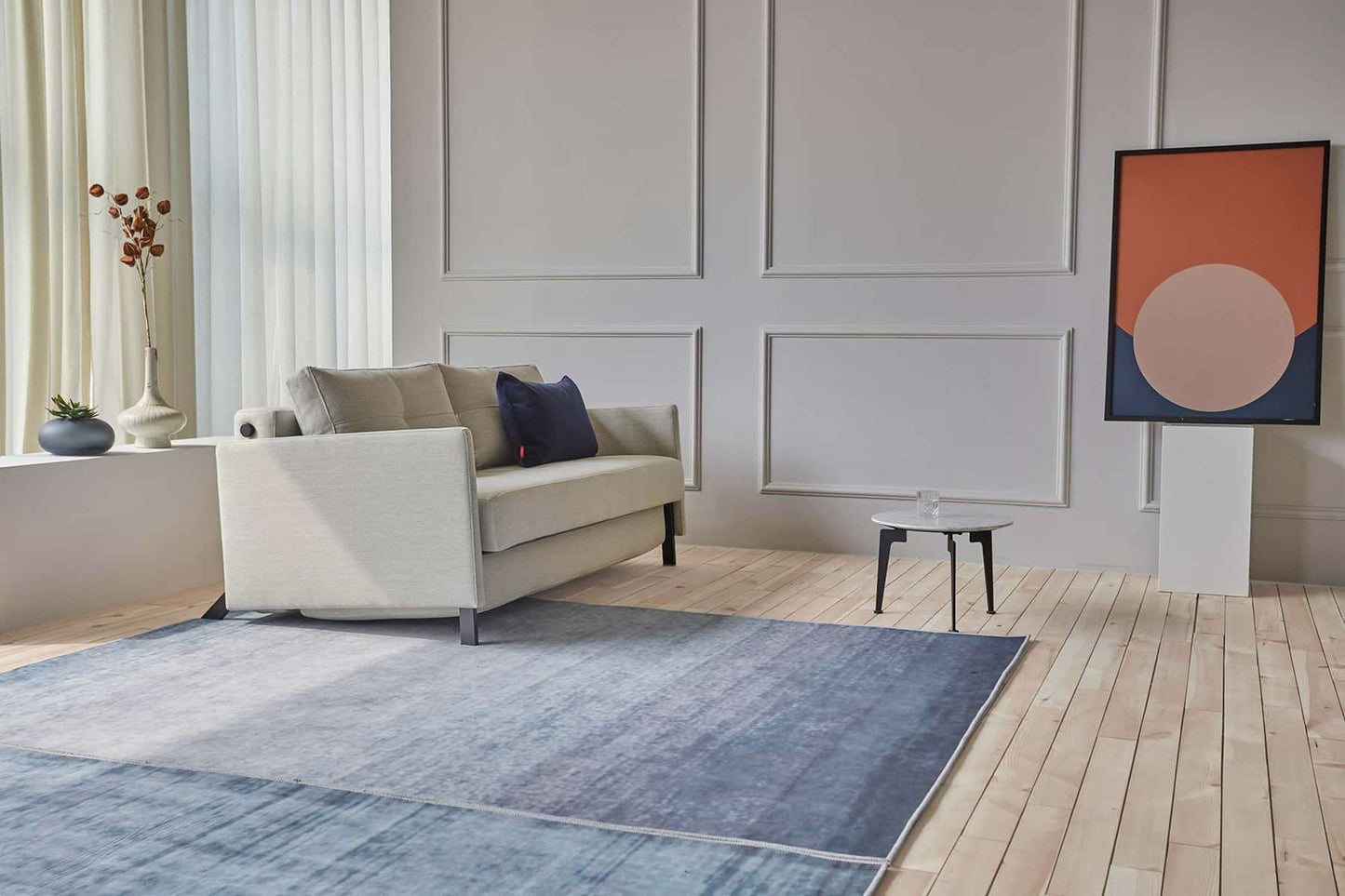Cubed Deluxe Sofa Bed (Full Size) Mixed Dance Gray