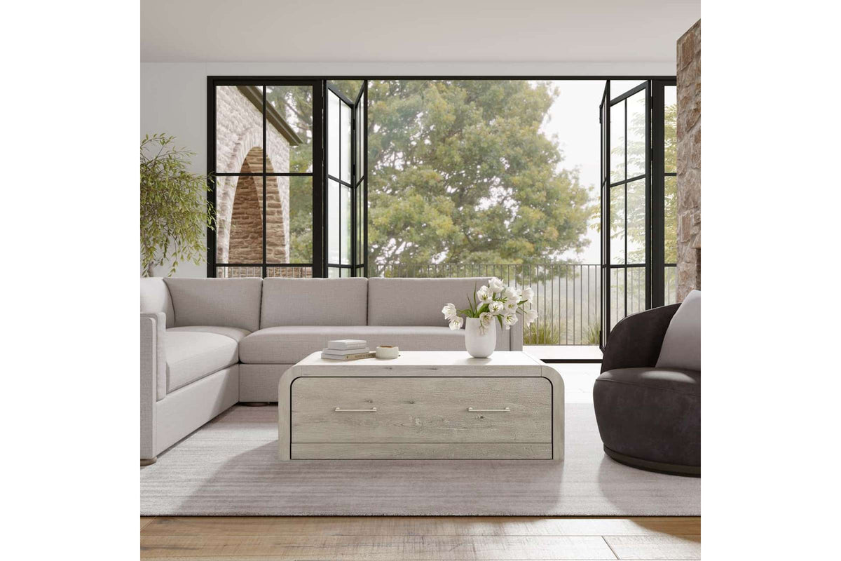 Juna Twin Convertible Coffee Table to Cabinet Bed in Gray