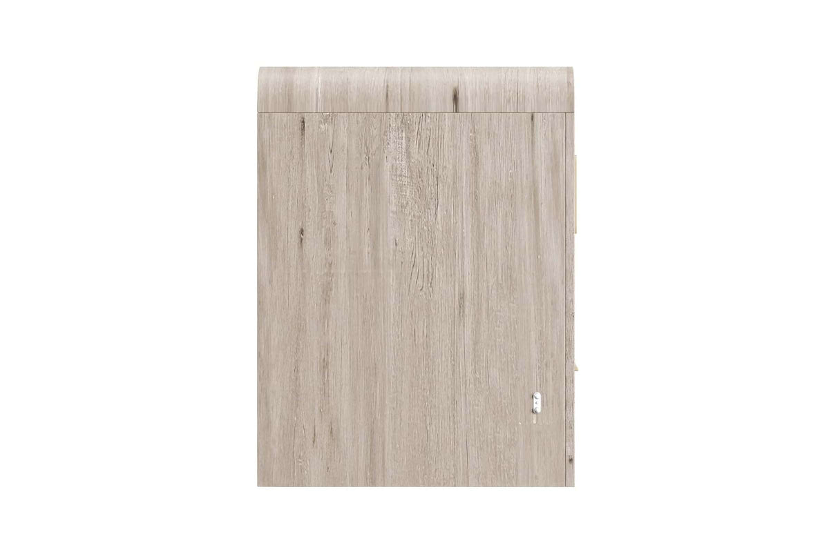 Juna Queen Four Door Dream Console Cabinet Bed in Gray